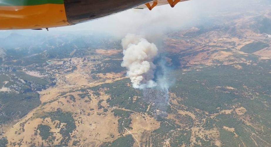 Vista aerea del lugar del siniestro
