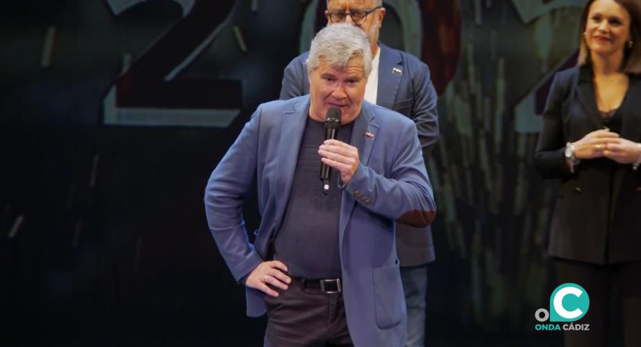El presidente de la Asociación de Antifaces de Oro, Antonio Rivas.