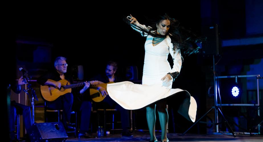 La artista demostró que con el baile también se puede emocionar y transmitir el flamenco