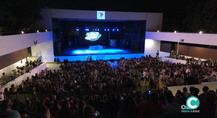 Imagen del auditorio durante el segundo pase del espectáculo. 