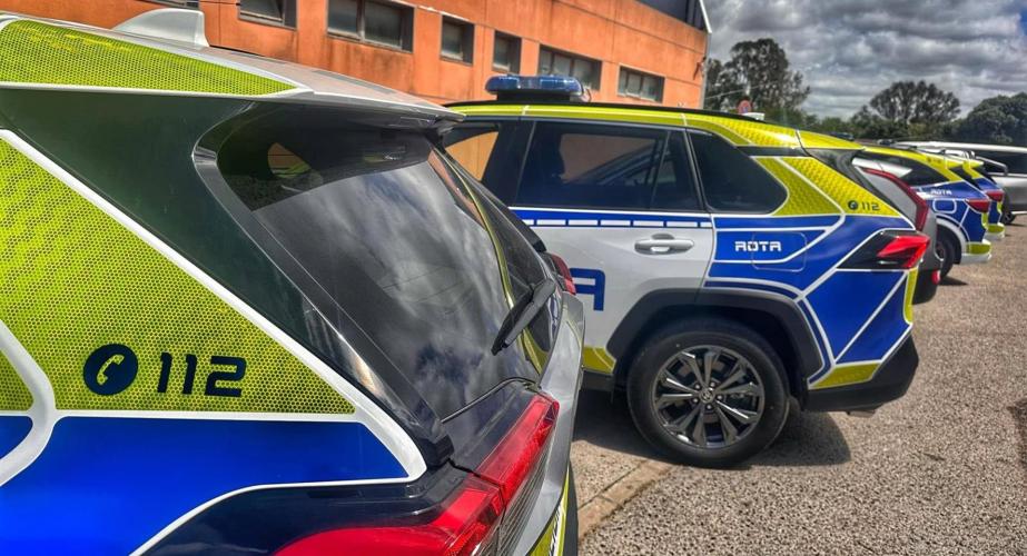 Vehículos de la Policía Local de la poblacion roteña