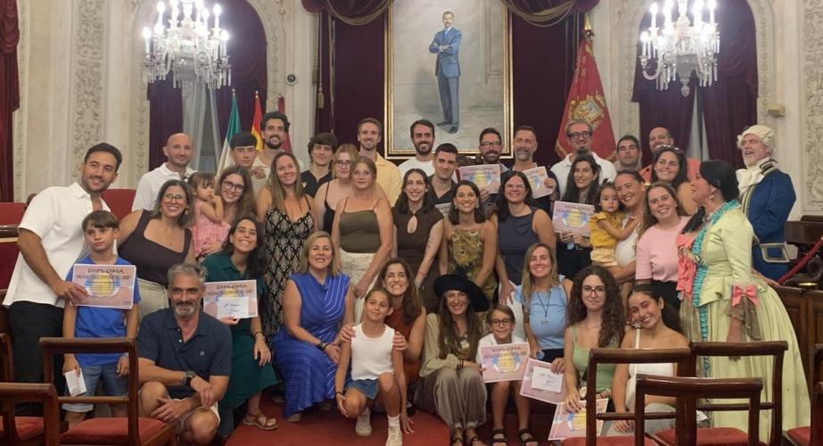 Los ganadores de la yincana del Emporio del Orbe. 