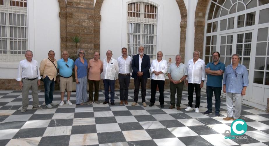Representantes de Peñas flamencas de la provincia