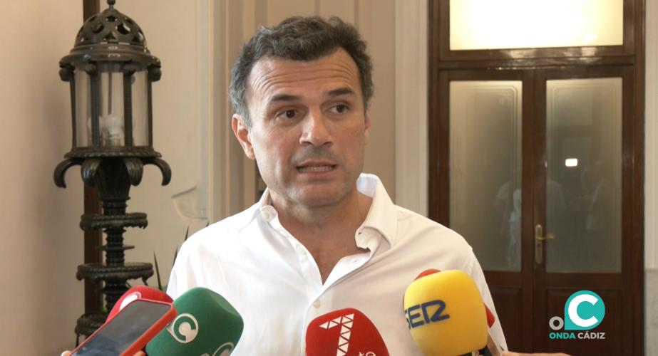 El alcalde de la ciudad, Bruno García.