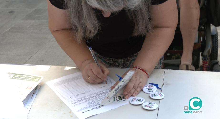 La recogida de firmas ha comenzado este martes.