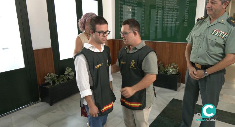 Alumnos en prácticas en la Guardia Civil