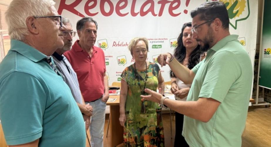 Reunión CCOO, UGT e IU