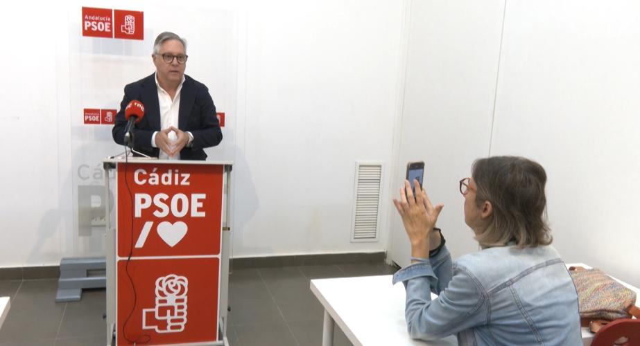 El portavoz del PSOE local, Óscar Torres. 