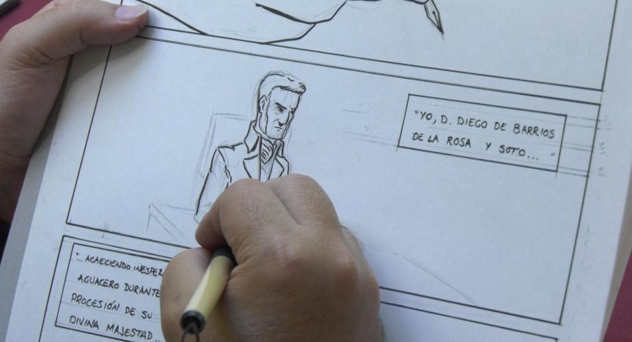 Uno de los participantes de ‘Viñetas de un Nuevo Mundo’