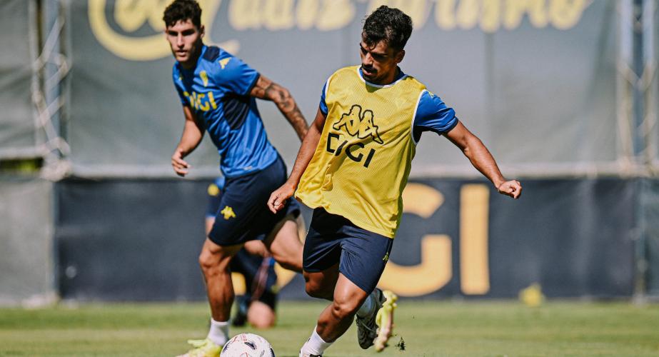 Imagen de un entrenamiento en la Ciudad Deportiva (Foto: Cádiz CF)