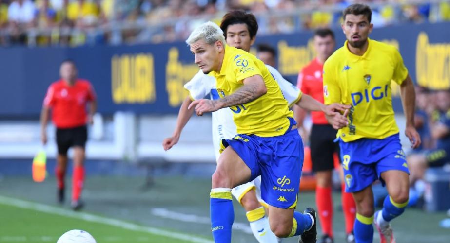 Cristian Gutiérrez se lesionaba ante la UD Las Palmas (Foto: Cádiz CF)