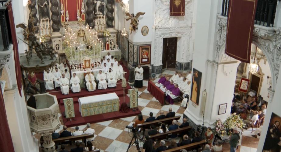 Imagen de la Misa Pontifical en la Iglesia del Convento de Santo Domingo
