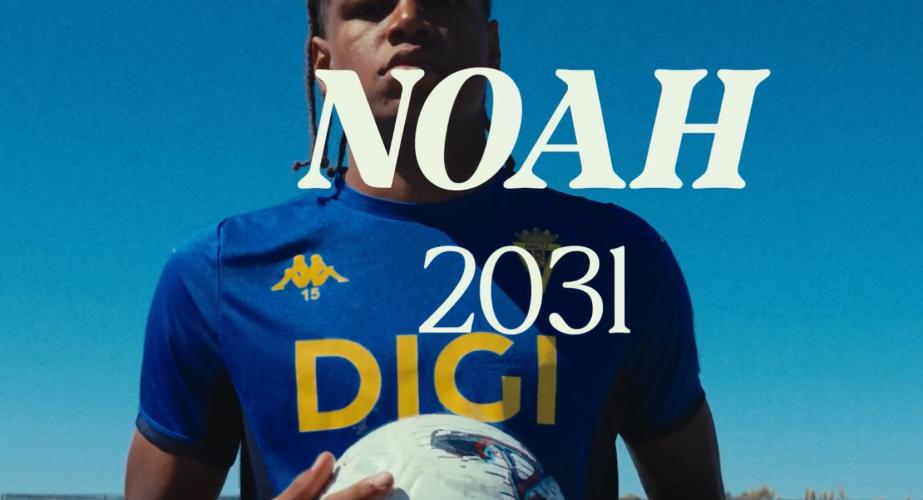 Noah en dinámica de primer equipo desde pretemporada (Foto: Cádiz CF)