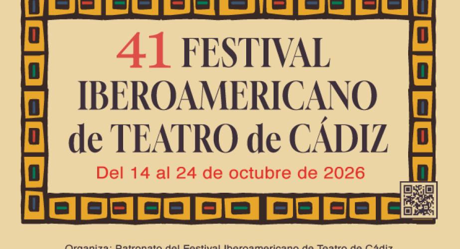 La 41ª edición del FIT de Cádiz se desarrollará del 14 al 24 de octubre.