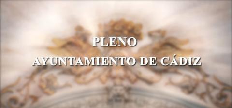 Plenos municipales ayuntamiento de cádiz Plenos municipales ayuntamiento de cádiz