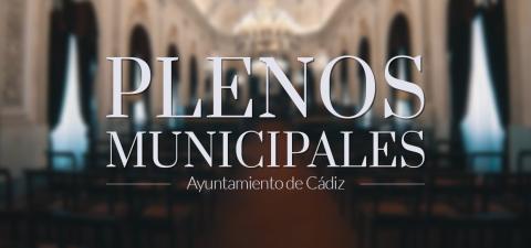 Plenos municipales Ayuntamiento de Cádiz