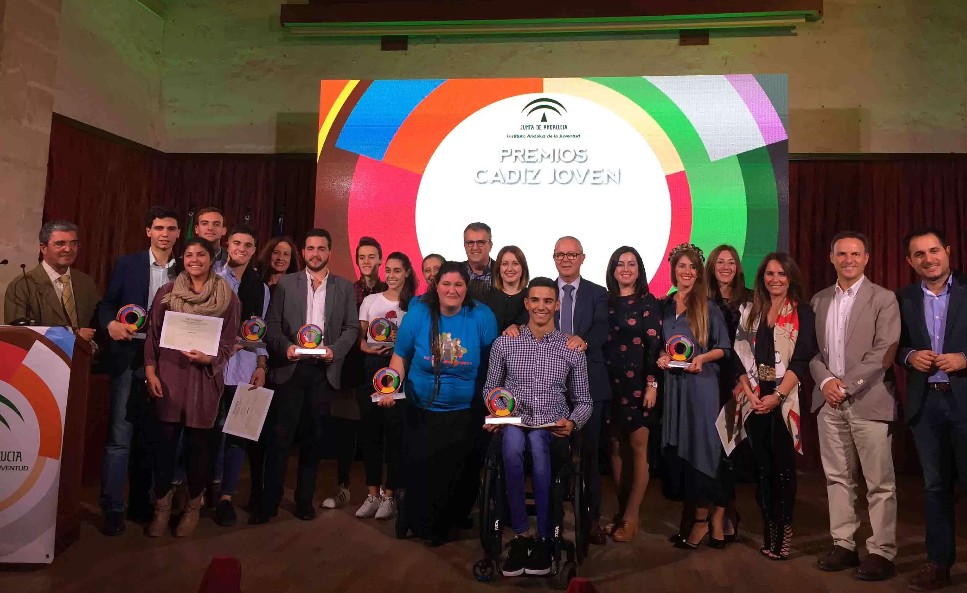 Imagen de la entrega de los Premios Cádiz Joven 2017 noticias cadiz premios cadiz joven_0.jpg