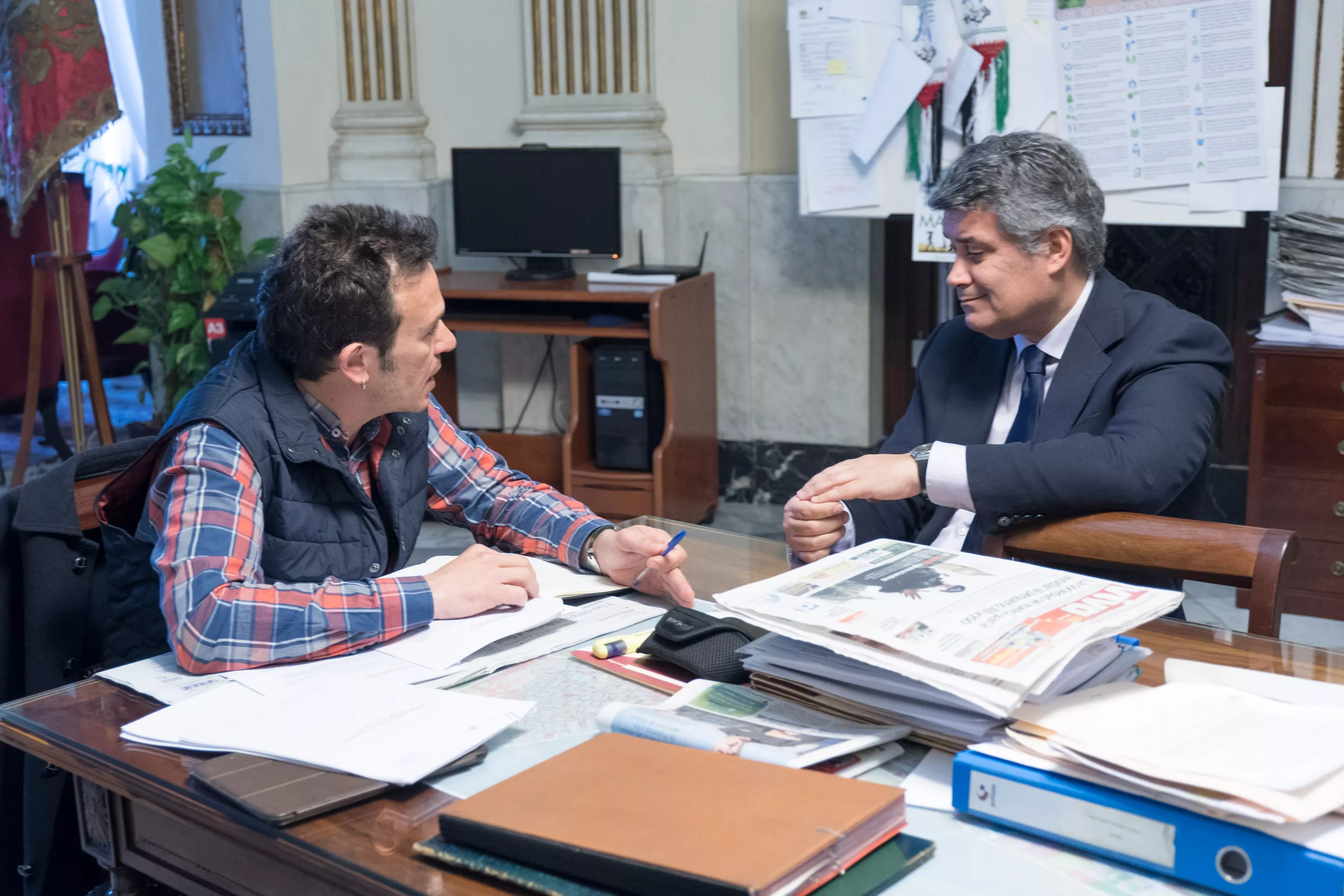 El alcalde de Cádiz con Ignacio Romaní en una imagen de archivo noticias cadiz reunion alcalde PP_0.jpg