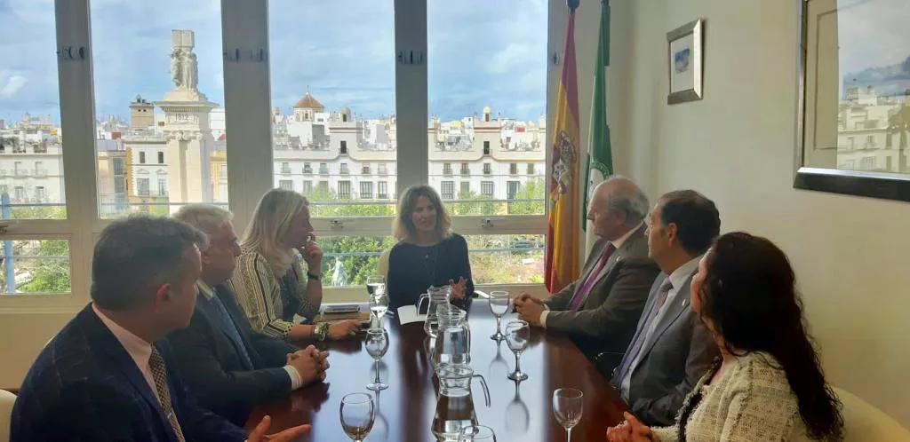 noticias cadiz Ana Mestre y Mercedes Colombo Reunión Consejo Hdades 2.jpg