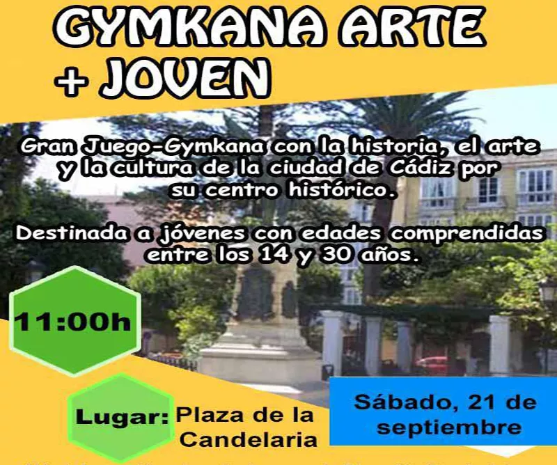 noticias cadiz Cartel Gymkana Arte+Joven_0.jpg