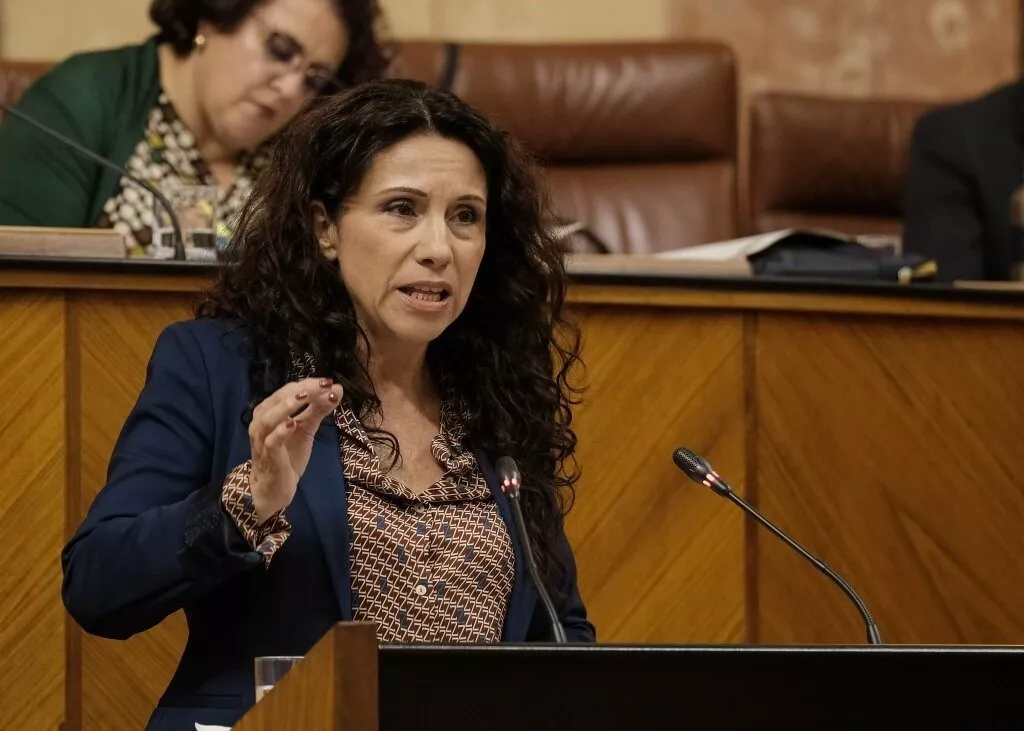 La consejera andaluza de Igualdad, Políticas Sociales y Conciliación, Rocío Ruiz, en el Pleno del Parlamento noticias cadiz rocio_8.jpg