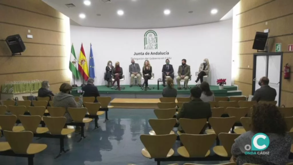 Los delegados de la Junta en Cádiz durante el balance anual  