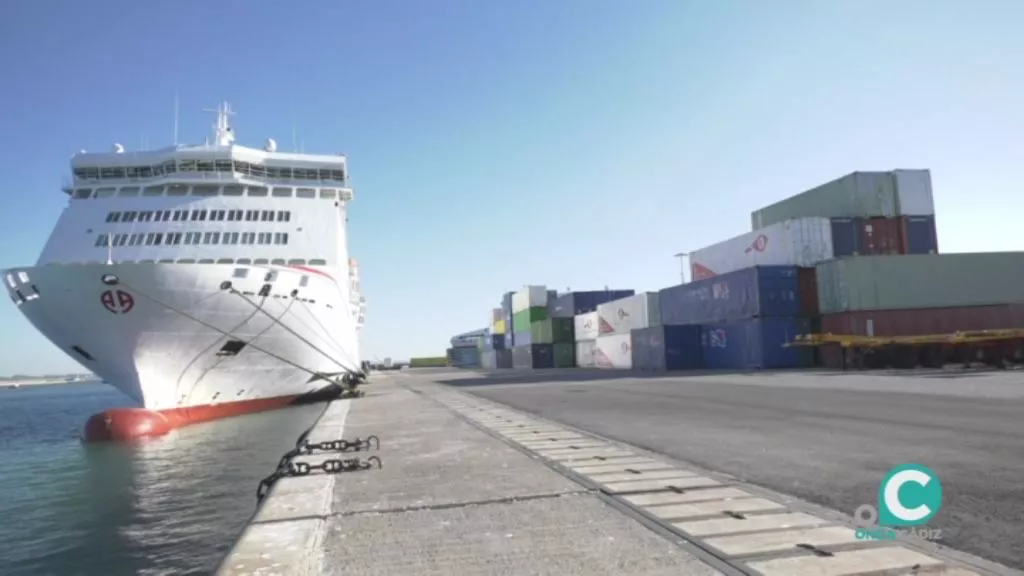 El incremento en el movimiento de mercancías ha sido una gran baza del Puerto de Cádiz en 2020
