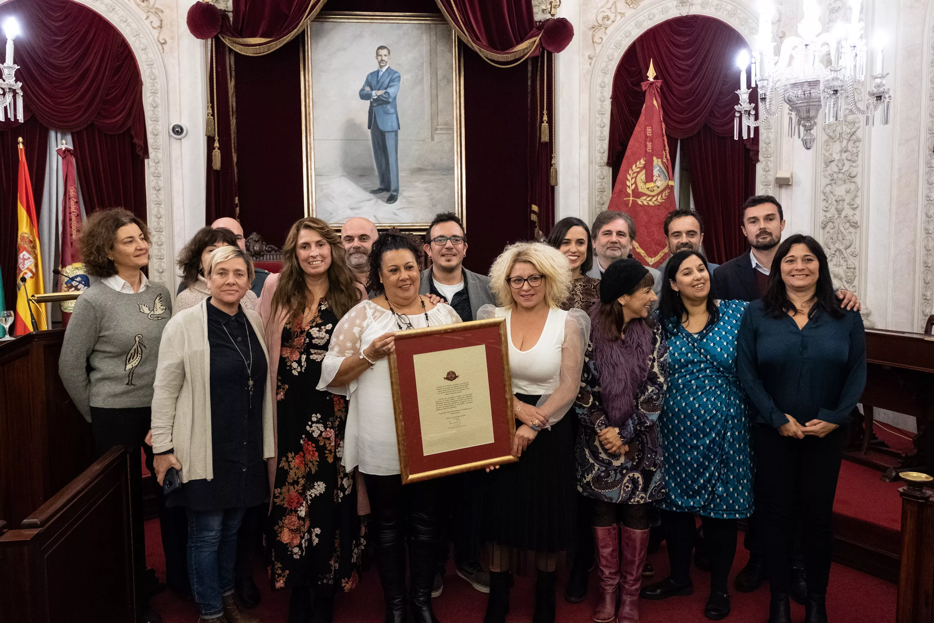 Imagen de los galardonados del Premio Jesús Gargallo 2019