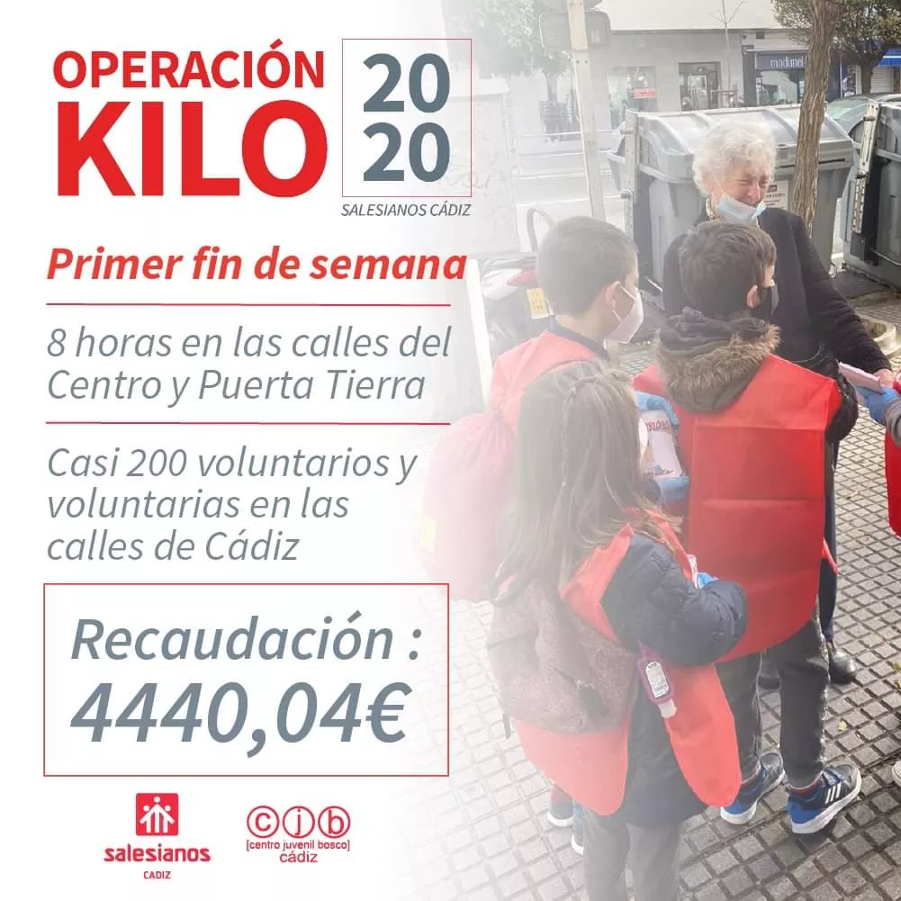 Salesianos ha celebrado una nueva edición de la Operación Kilo