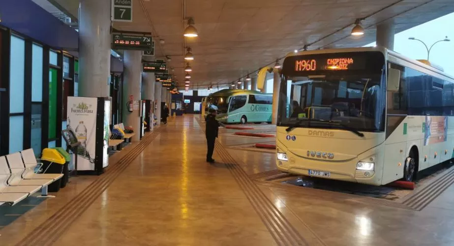 Imagen de la estación de autobuses de Cádiz 