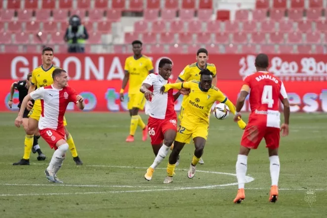 2-0 El Cádiz C.F. cae eliminado de Copa ante el Girona F.C.