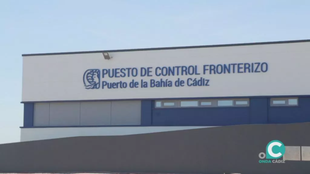 Fachada del nuevo Puesto de Control Fronterizo del puerto de Cádiz