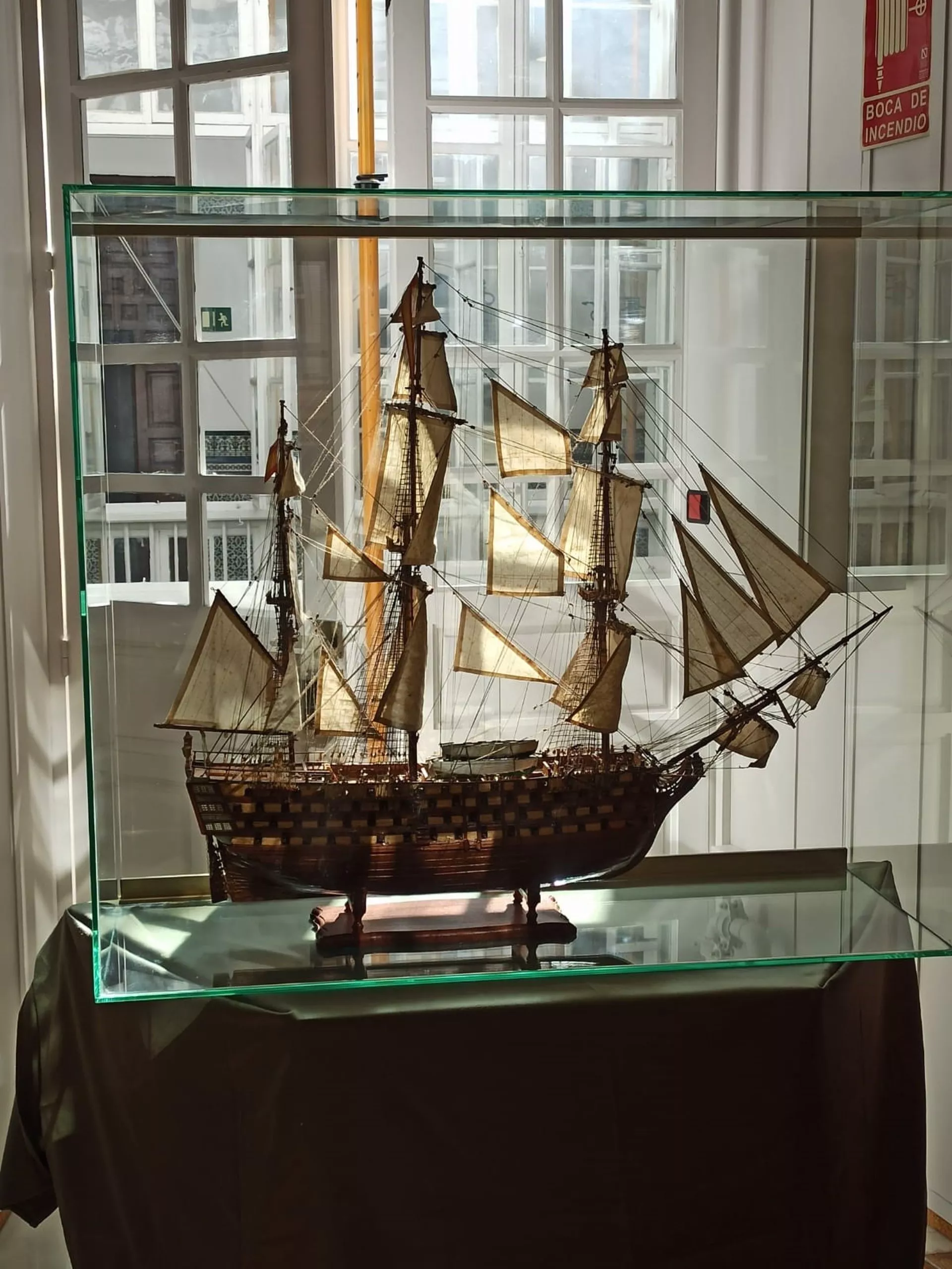 Maqueta del navío de línea 'El Santísima Trinidad