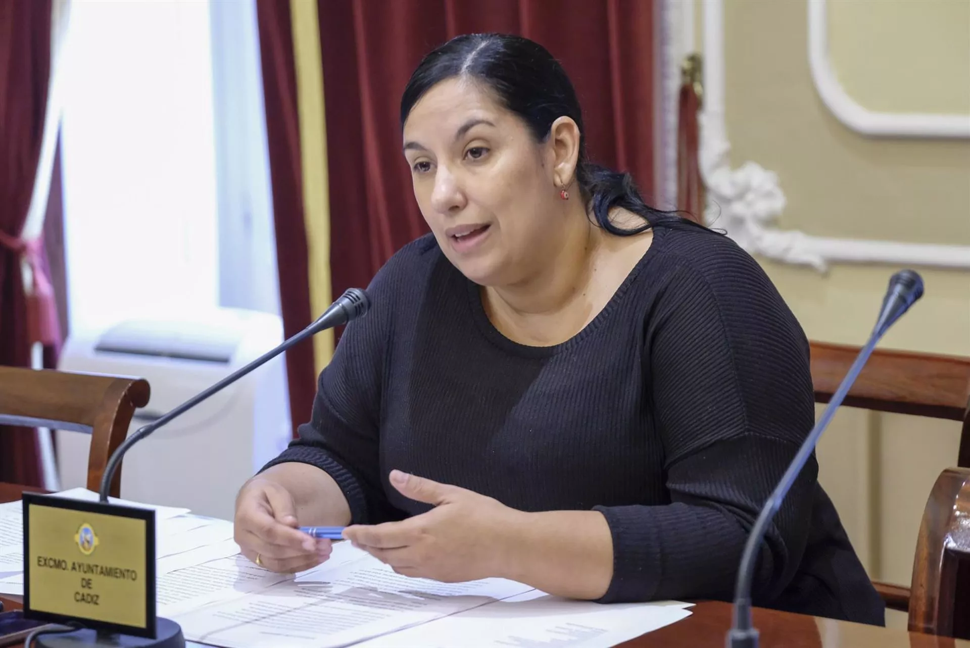 La edil del Ayuntamiento de Cádiz Ana Fernández La edil del Ayuntamiento de Cádiz Ana Fernández