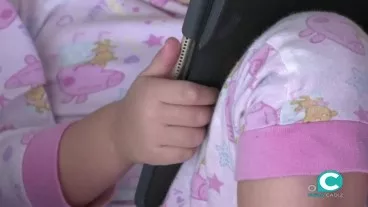 Una niña con autismo