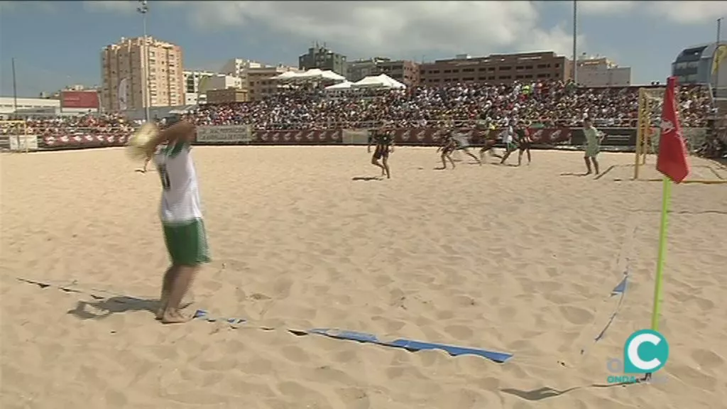 Imagen del Campeonato Nacional por selecciones de fútbol playa celebrado el pasado 2018