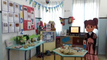 Exposición en el colegio Gadir