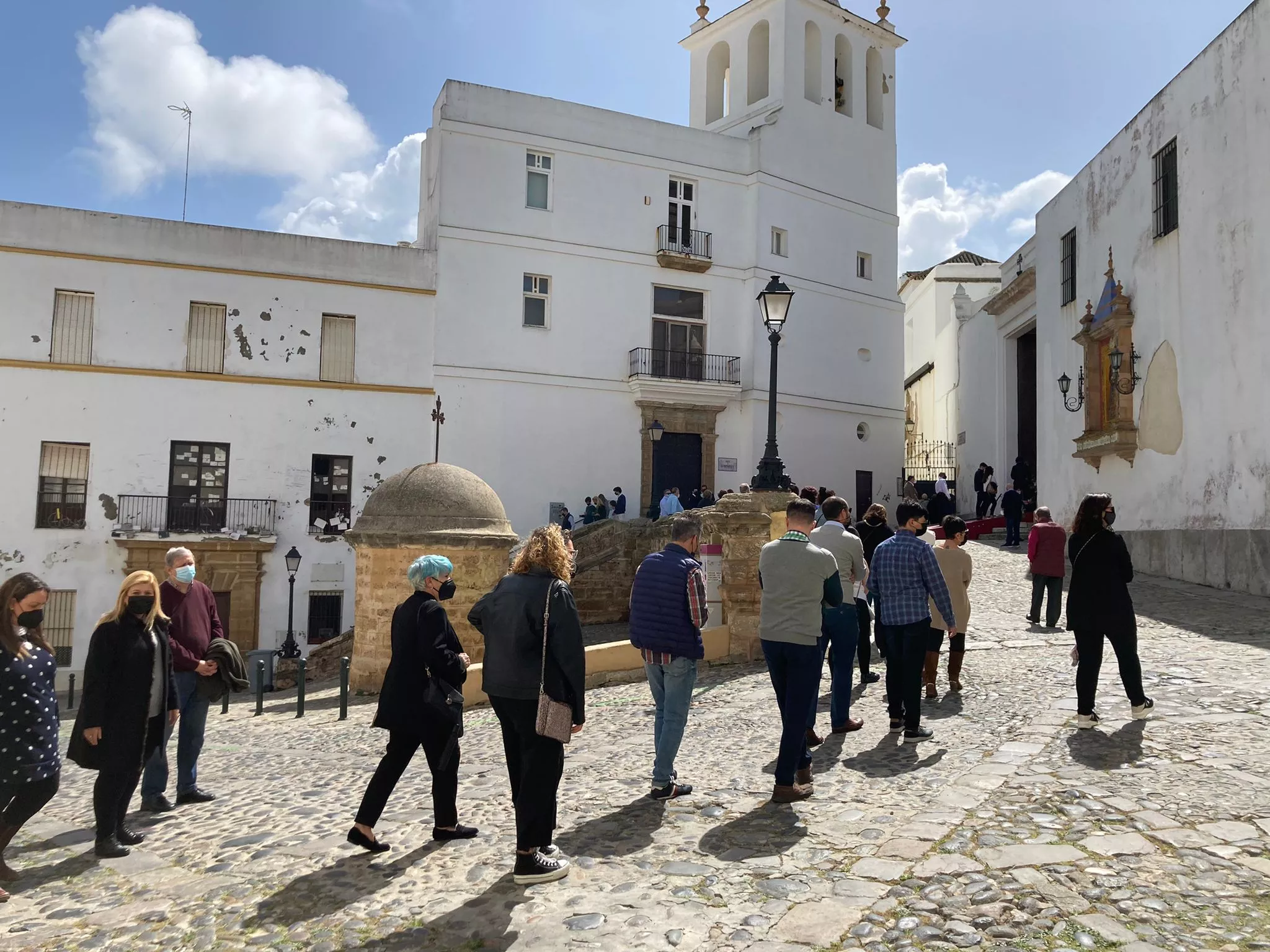 Muchas personas han aprovechado esta Semana Santa para visitar los templos