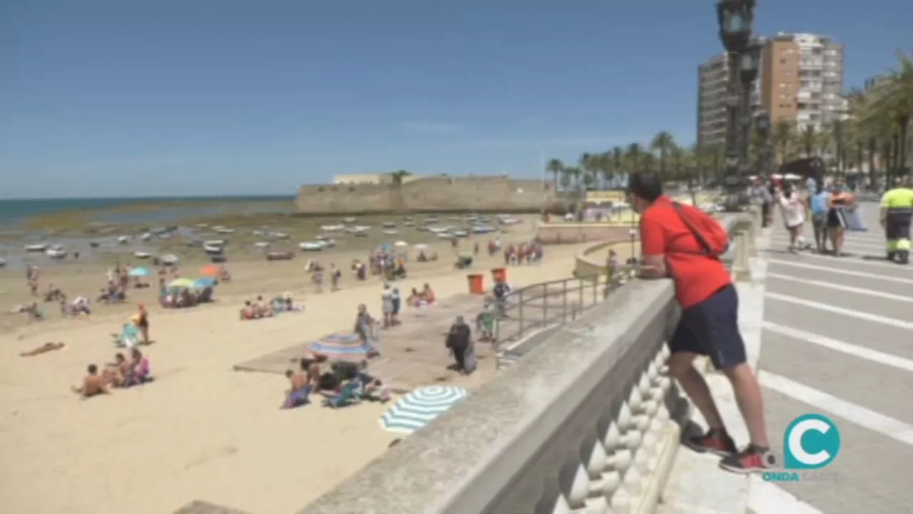 Imagen de la playa de La Caleta 