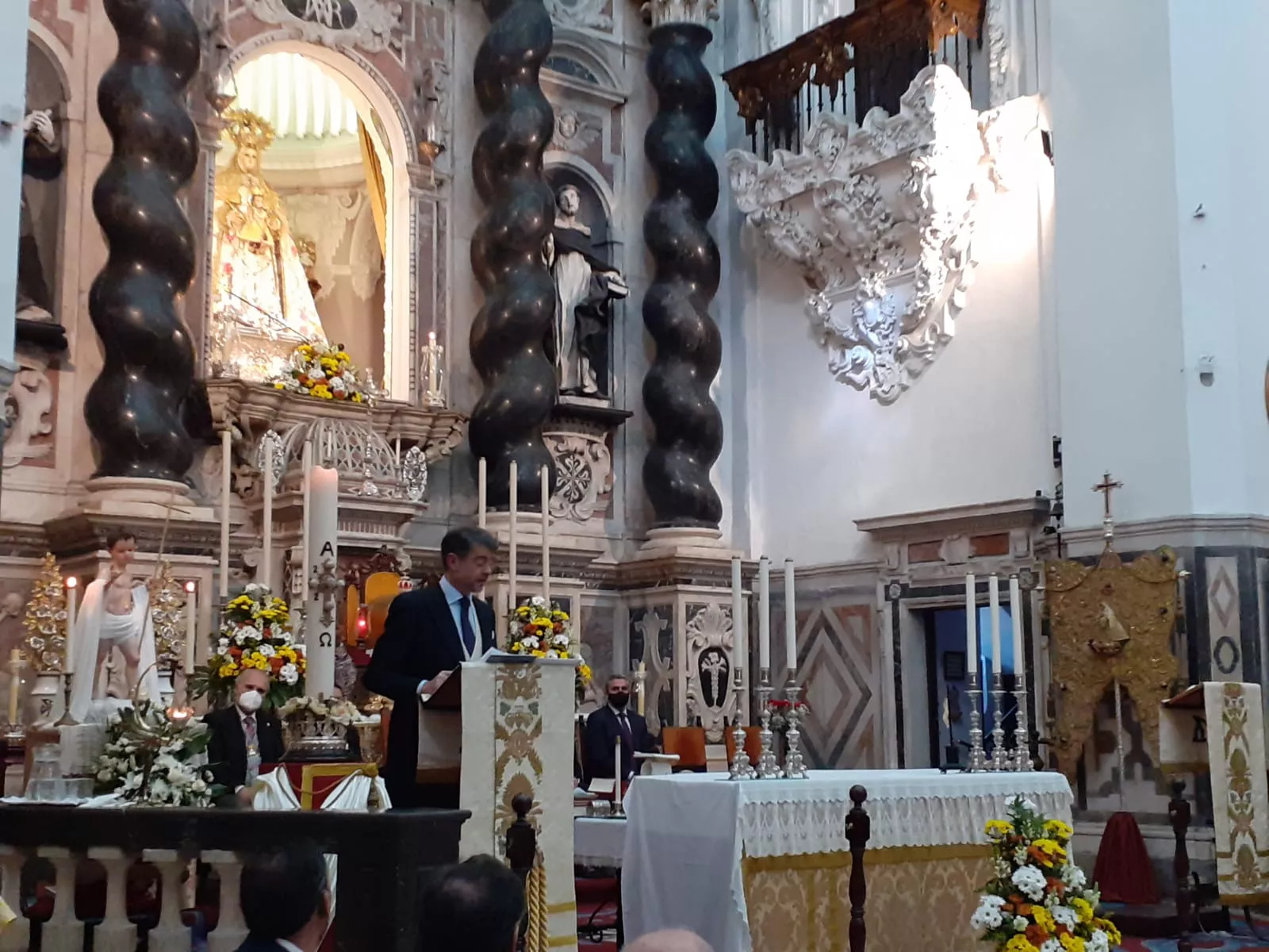 El Santuario de la Patrona se llenó de público