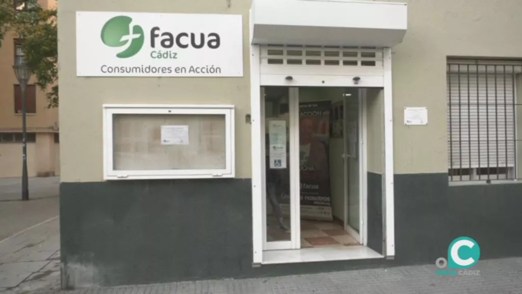 La sede de FACUA  Cádiz en Avenida Andalucía
