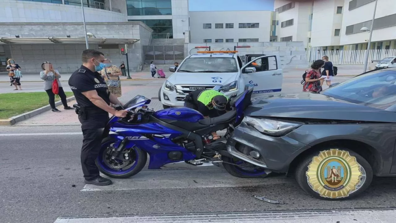 Foto del siniestro. Imagen propiedad de la Policía Local 