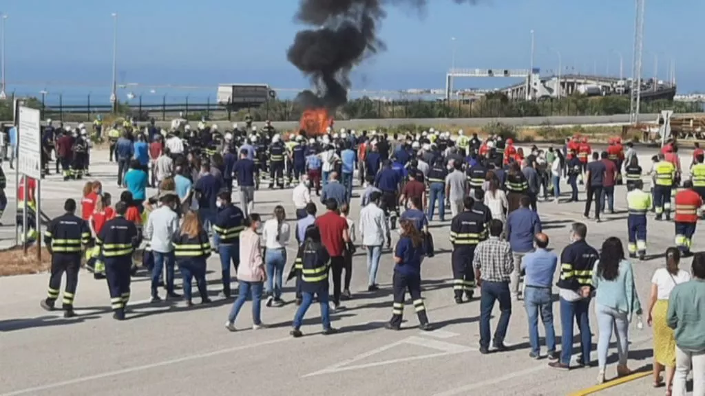 Protesta en Navantia Puerto Real