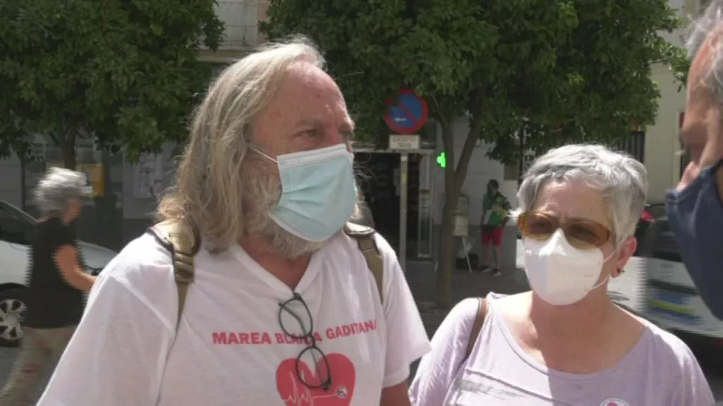 Portavoces de Marea Blanca en Cádiz