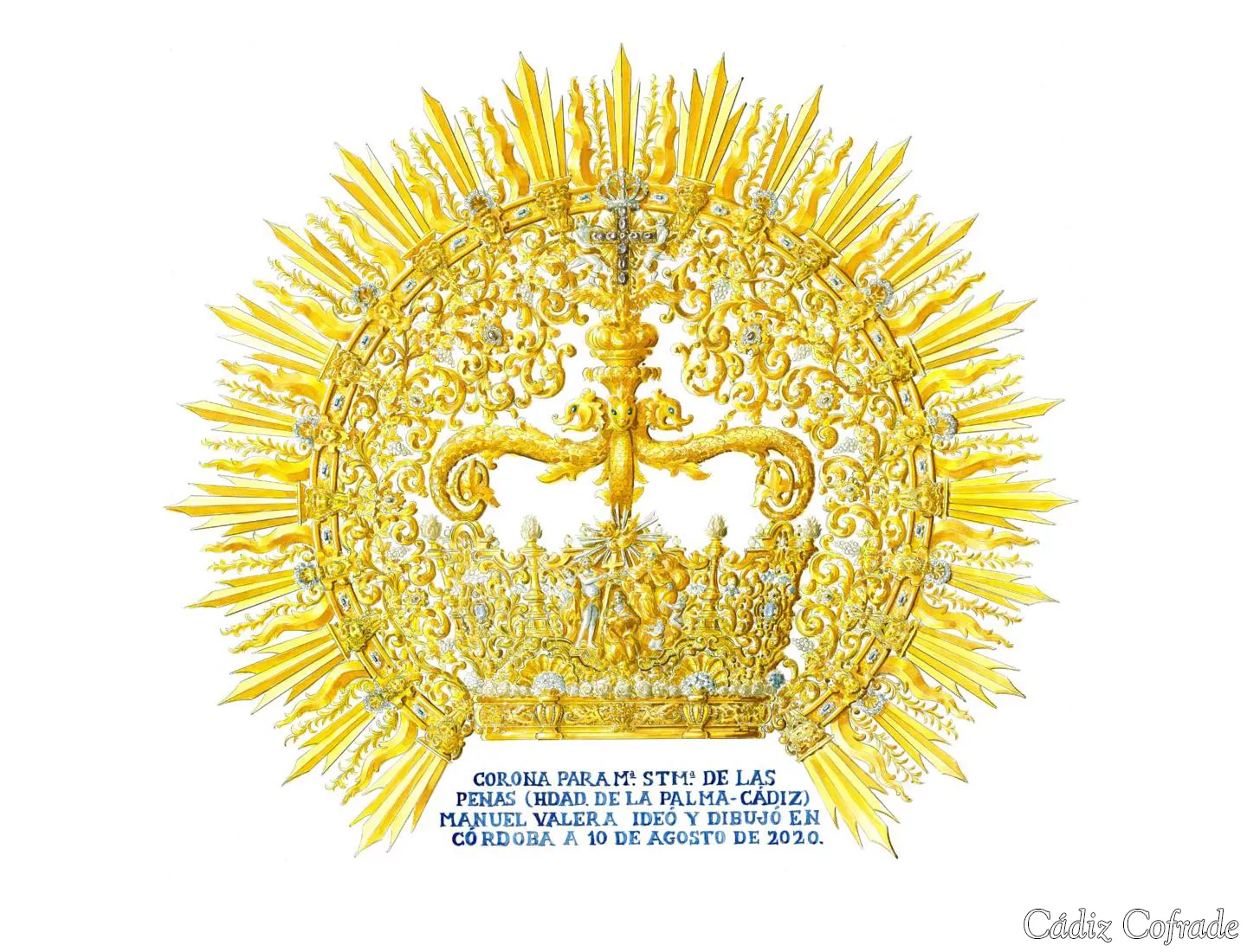 Los devotos y hermanos de La Palma han donado el oro para la corona