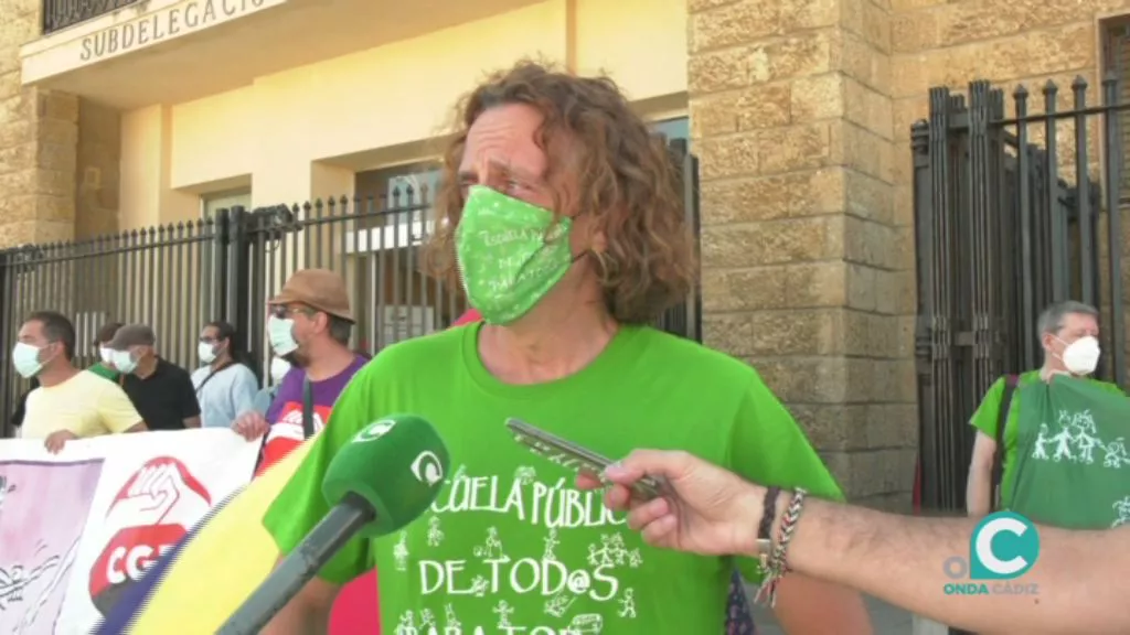 Miguel García, portavoz de Marea Verde Cádiz 