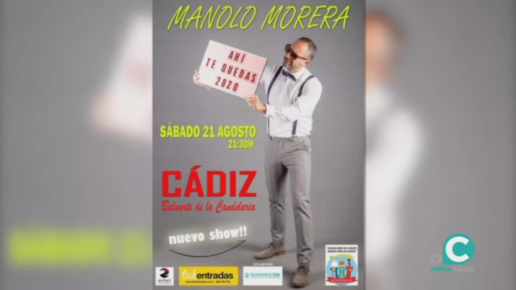 Cartel del nuevo espectáculo de Manuel Morera 'Ahí te quedas 2020' 