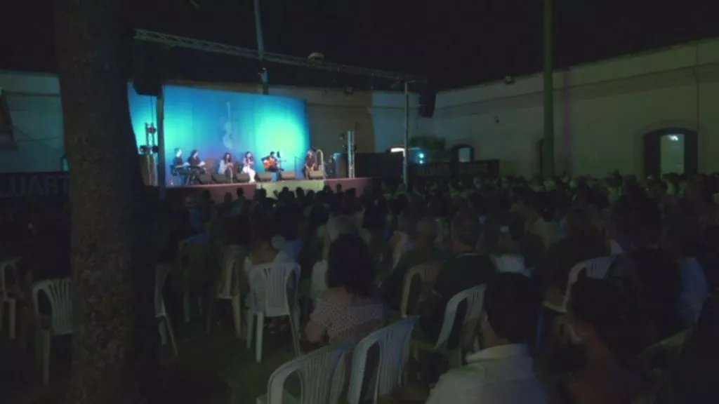 Imagen de uno de los jueves flamencos en el Baluarte de la Candelaria 