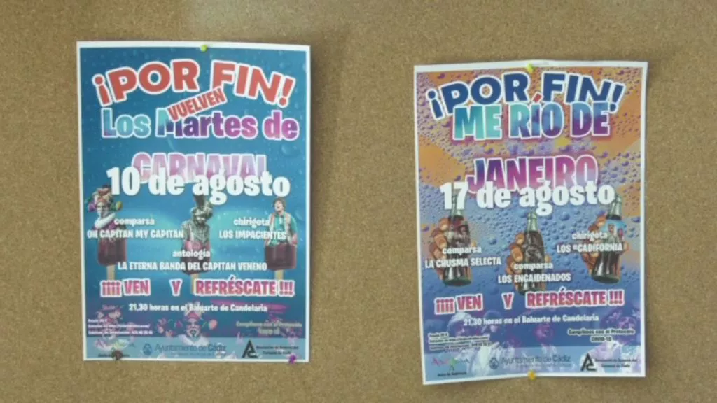 Carteles del Martes de Carnaval y Me río de Janeiro