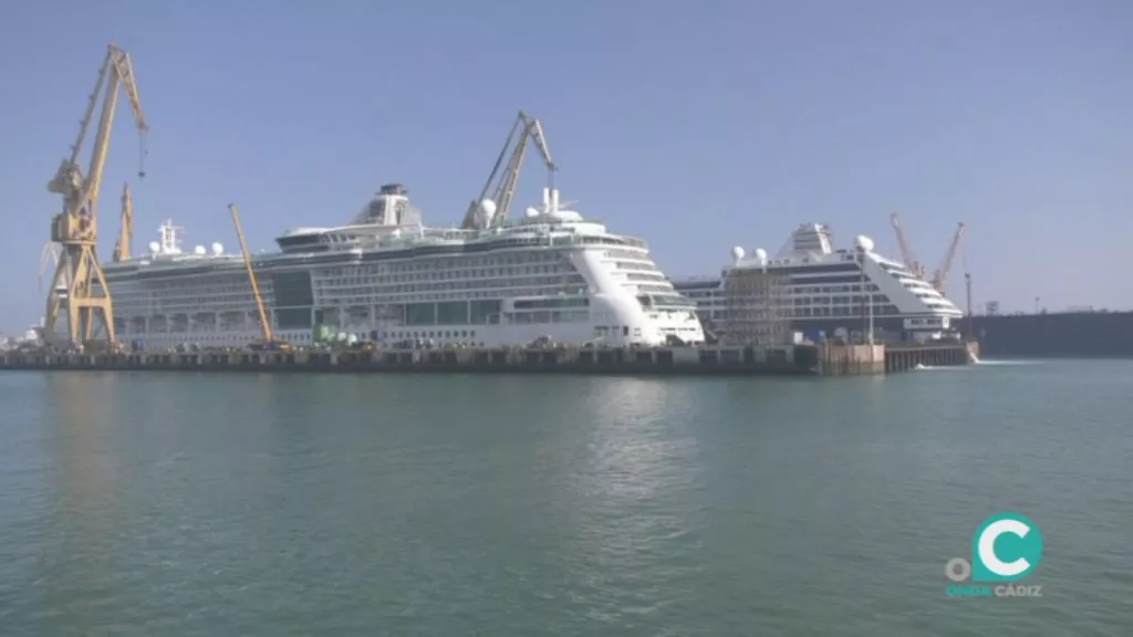 La capacidad del astillero de Cádiz se ha completado con 4 cruceros pendientes de tareas de mejora